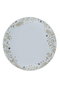 Hermia NNZG21DUS6885684 Juego de Servir Pasteles Porcelana, 6 Piezas, Elegante para Navidad, 21 x 21 x 2 cm